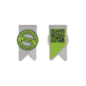 Wingclip shape double sided 04, geschikt voor ronde logo's