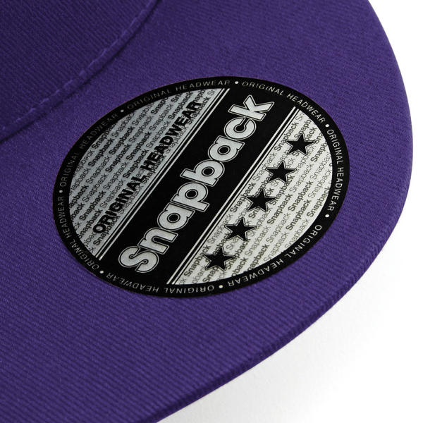 5 Panel Snapback Rapper Cap - Graphite Grey - One Size