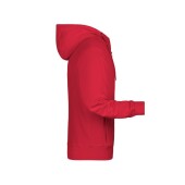 Men's Zip Hoody - red - L
