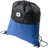 Polyester (300D) trekkoord rugtas Tammy kobaltblauw
