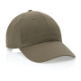 Impact 6 panel 190gr Recycled cotton cap with AWARE™ tracer, green