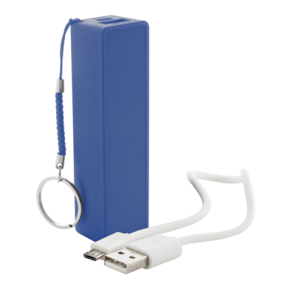 USB Powerbank 1200mAh - Met sleutelring & Kabel