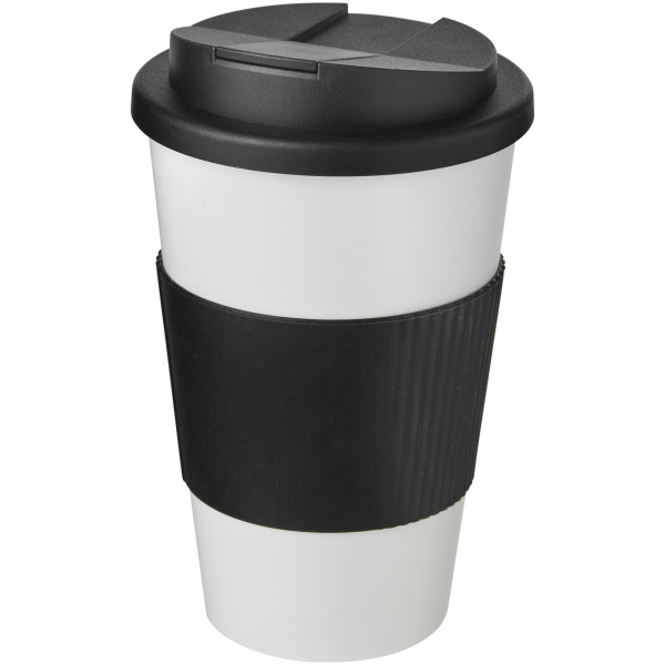 Herbruikbare koffiebeker met grip | Duurzaam | Dubbelwandig 350ml