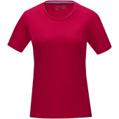Azurite dames T-shirt met korte mouwen GOTS biologisch textiel - Rood - XS
