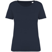 Ecologisch verwassen dames-T-shirt Washed Navy Blue XS