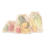 3Op aanvraagpieces grocery cotton bag set