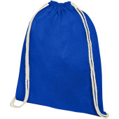 Oregon premium 100 g/m² katoenen rugzak 5L - Koningsblauw