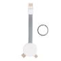 3-in-1 round cable, white