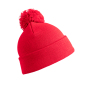 Pomponmuts Beanie Red One Size