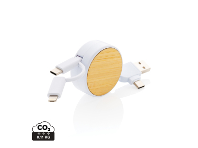 RCS gerecycled plastic Ontario 6-in-1 oprolbare kabel