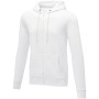 Theron heren hoodie met ritssluiting - Wit - 5XL