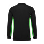 L&S Polosweater Workwear black/lime 3XL
