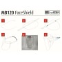 MB120 FaceShield transparant one size