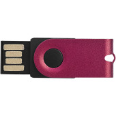 Mini USB stick - Rood/Zwart - 1GB