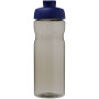 H2O Active® Eco Base 650 ml sportfles met kanteldeksel - Charcoal/Koningsblauw