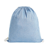 drawstring bag PLANET blue