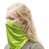Multifunctionele polyester sjaal en masker Noémie rood