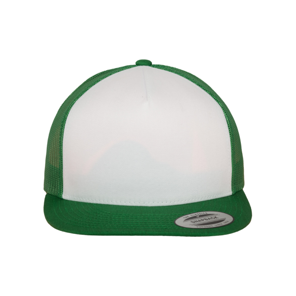 Classic Trucker Kappe KELLY / WHITE One Size