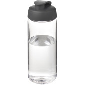 H2O Active® Octave Tritan™ 600 ml sportfles met klapdeksel - Transparant/Grijs