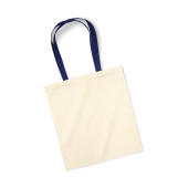 Bag for Life - Contrast Handles - Natural/French Navy - One Size