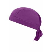 MB6530 Functional Bandana Hat - purple - one size