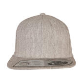 Fitted Snapback - Heather Grey - One Size