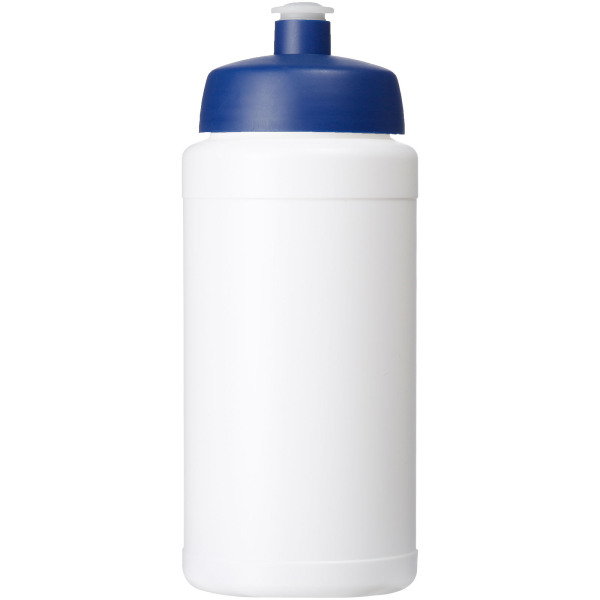 Baseline® Plus 500 ml drinkfles met sportdeksel - Wit/Blauw