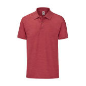 65/35 Tailored Fit Polo - Heather Red - L