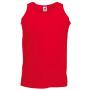 FOTL Valueweight Athletic Vest, Red, 3XL