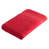 Handdoek 140X70cm katoen 450gr/m² rood