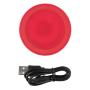 5W draadloze oplader rond, rood