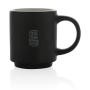Ceramic stackable mug, black