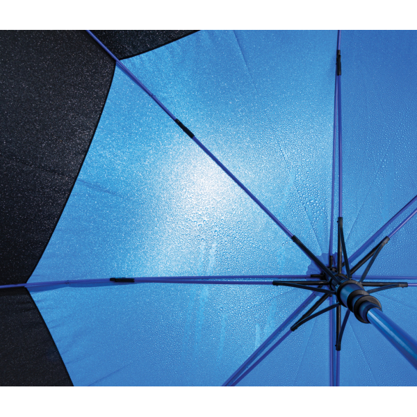 27" Impact AWARE™ RPET 190T auto open stormproof umbrella, blue
