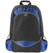 Benton 15" laptop rugzak - Zwart/Koningsblauw