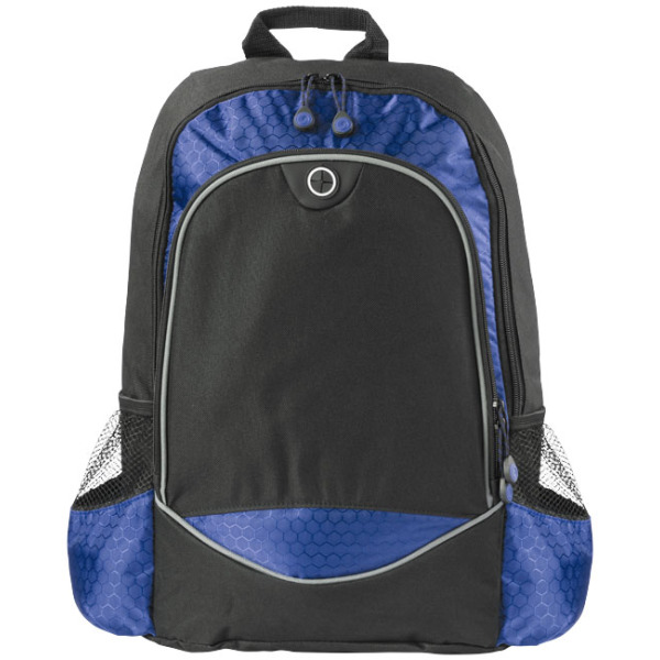 Benton 15" laptop rugzak 15L - Zwart/Koningsblauw