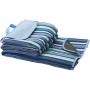 Riviera water-resistant outdoor picnic blanket - White/Blue