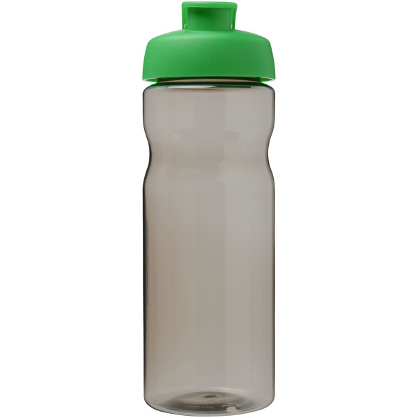 H2O Active® Eco Base 650 ml flip lid sport bottle - Charcoal/Bright green