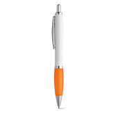 Move white balpen metalen clip blauwe inkt