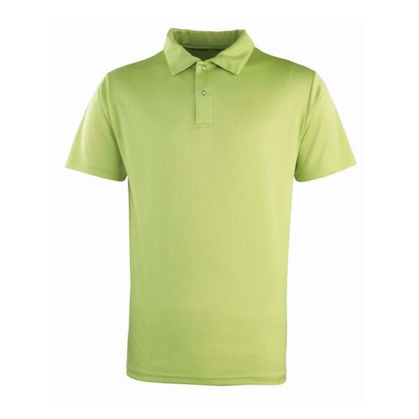 Coolchecker® Stud Piqué Polo Shirt, Lime Green, L, Premier