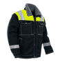 1179 Winter jacket zwart/geel xxl
