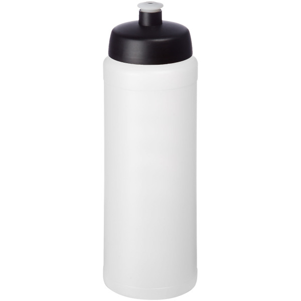 Baseline® Plus grip 750 ml sports lid sport bottle - Transparent/Solid black