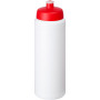 Baseline® Plus 750 ml drinkfles met sportdeksel - Wit/Rood