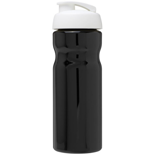 H2O Active® Base 650 ml sportfles met flipcapdeksel - Zwart/Wit
