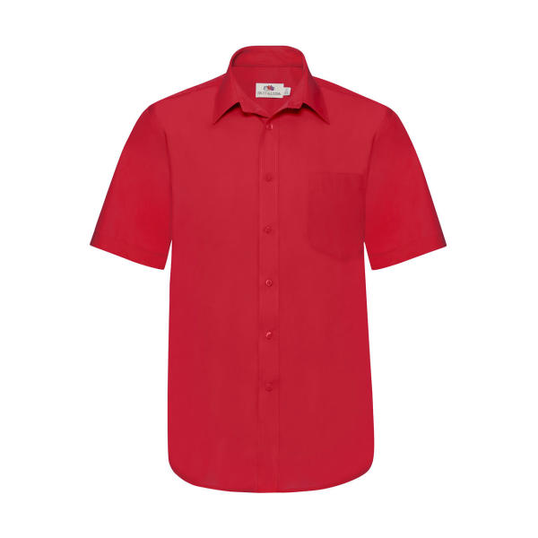 Poplin Shirt Short Sleeve - Red