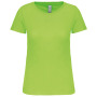 Dames-t-shirt BIO150IC ronde hals Lime XS