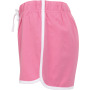 Women's Retro Short Bright Pink / White XS