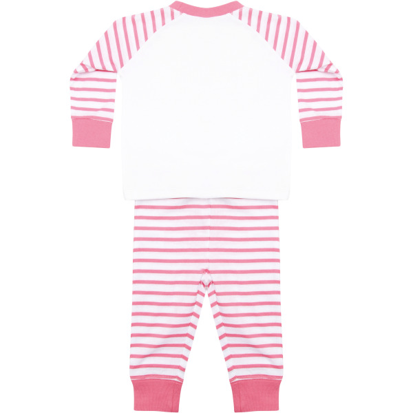 Striped pyjamas Pink / White 0/6M