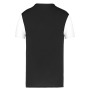 Tweekleurige jersey met korte mouwen voor kinderen Black / White 8/10 jaar