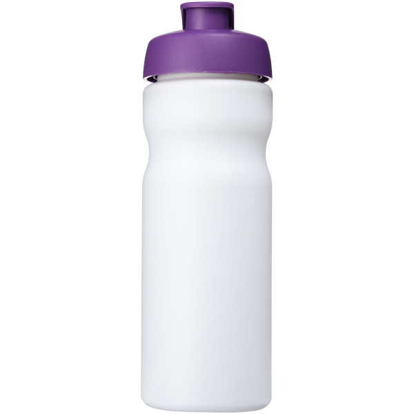 Baseline® Plus 650 ml flip lid sport bottle - White/Purple