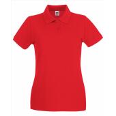 FOTL Lady-Fit Premium Polo, Red, XS